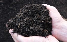 Biosolids composting with less odor in California