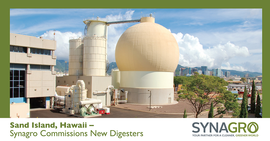 Synagro Commissions New Digesters on Sand Island With Ribbon-Cutting Ceremony