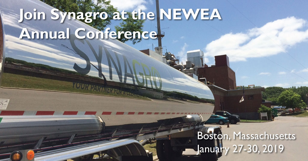 Synagro to Highlight Services at 2019 New England Water Environment Association Annual Conference