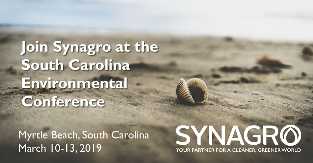 Synagro to Highlight Services at 2019 South Carolina Environmental Conference