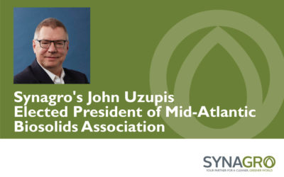 Synagro’s John Uzupis Elected President of Mid-Atlantic Biosolids Association