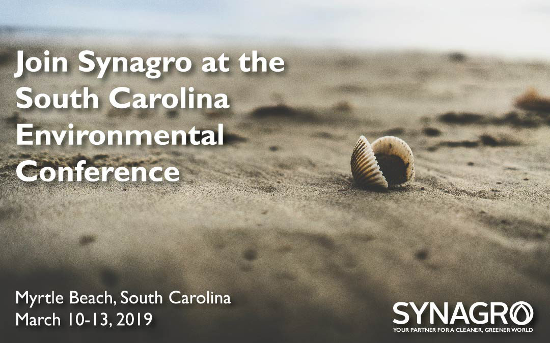 Synagro to Highlight Services at 2019 South Carolina Environmental Conference