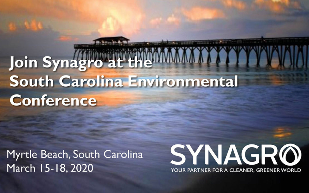 Synagro to Highlight Services at 2020 South Carolina Environmental Conference