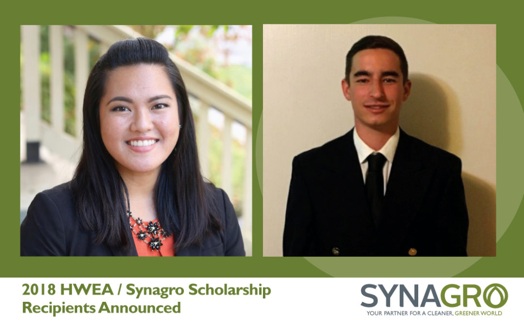 2018 HWEA/Synagro Scholarship Recipients Announced