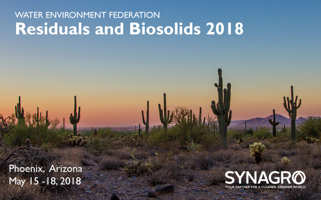 Synagro to Highlight Services at Residuals and Biosolids 2018 Conference
