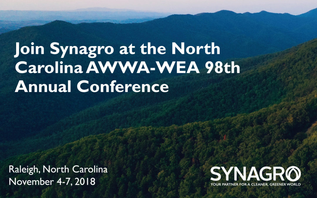 Synagro to Highlight Services at North Carolina AWWA/WEA 98th Annual Conference