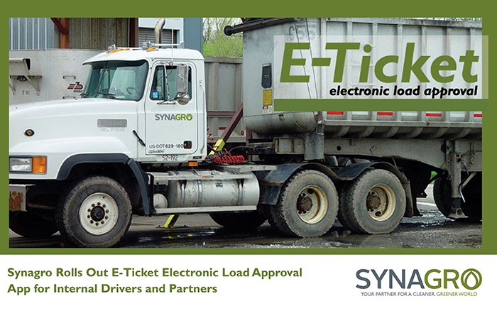 Synagro Rolls Out E-Ticket Electronic Load Approval App for Internal Drivers and Partners