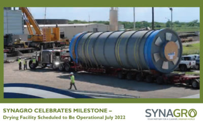 Synagro Celebrates Milestone in Fort Worth Design-Build-and-Operate Drum Drying Facility Project