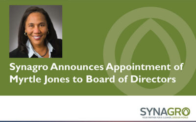 Synagro Announces Appointment of Myrtle Jones to Board of Directors