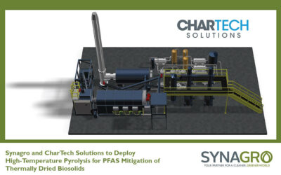 Synagro and CharTech Solutions to Deploy High-Temperature Pyrolysis for PFAS Mitigation  of Thermally Dried Biosolids