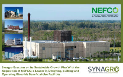 Synagro Executes on Its Sustainable Growth Plan With the Acquisition of NEFCO