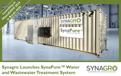 Synagro Launches SynaPure™ Water and  Wastewater Treatment System
